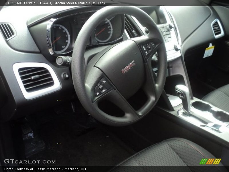 Mocha Steel Metallic / Jet Black 2012 GMC Terrain SLE AWD