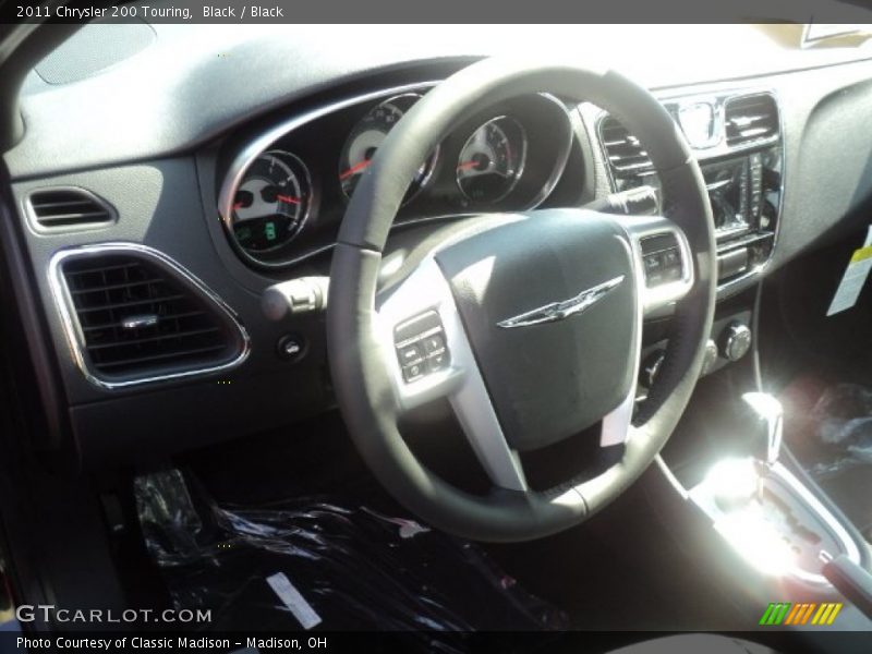 Black / Black 2011 Chrysler 200 Touring