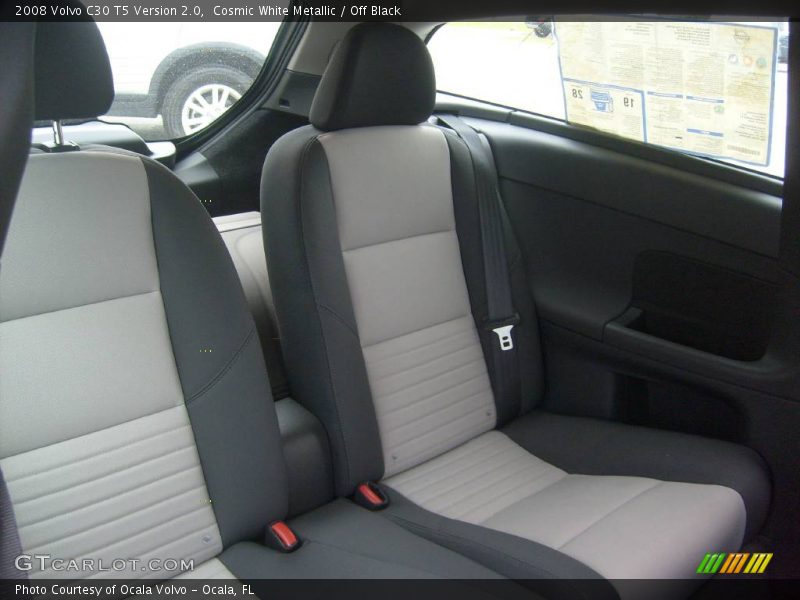 Cosmic White Metallic / Off Black 2008 Volvo C30 T5 Version 2.0