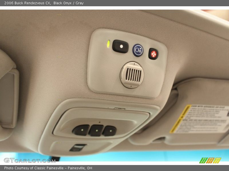 Black Onyx / Gray 2006 Buick Rendezvous CX