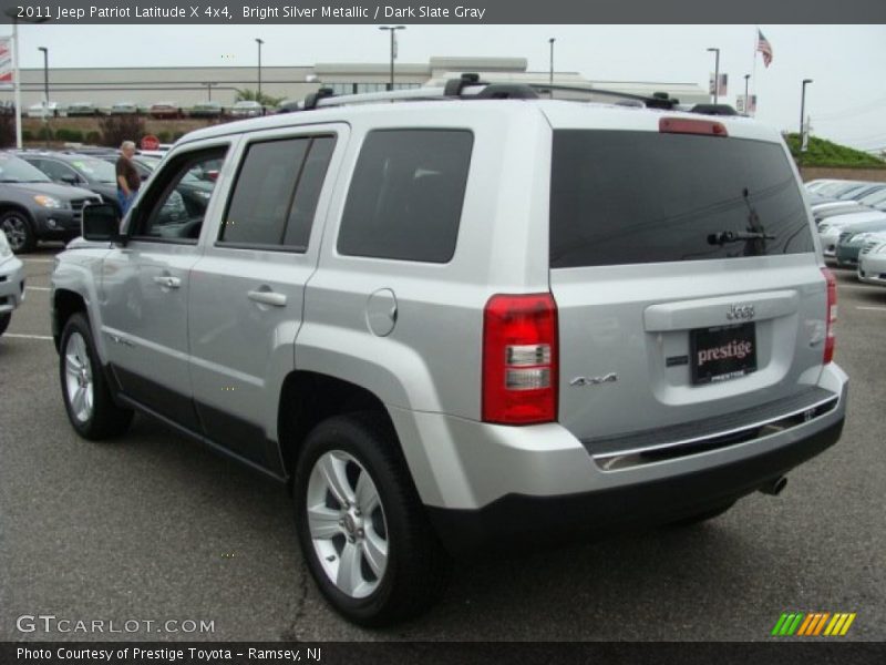 Bright Silver Metallic / Dark Slate Gray 2011 Jeep Patriot Latitude X 4x4
