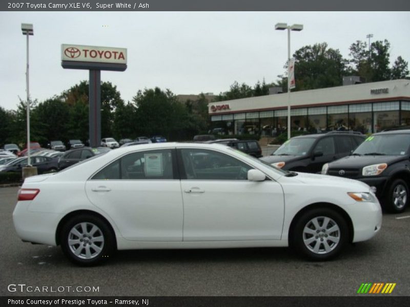 Super White / Ash 2007 Toyota Camry XLE V6