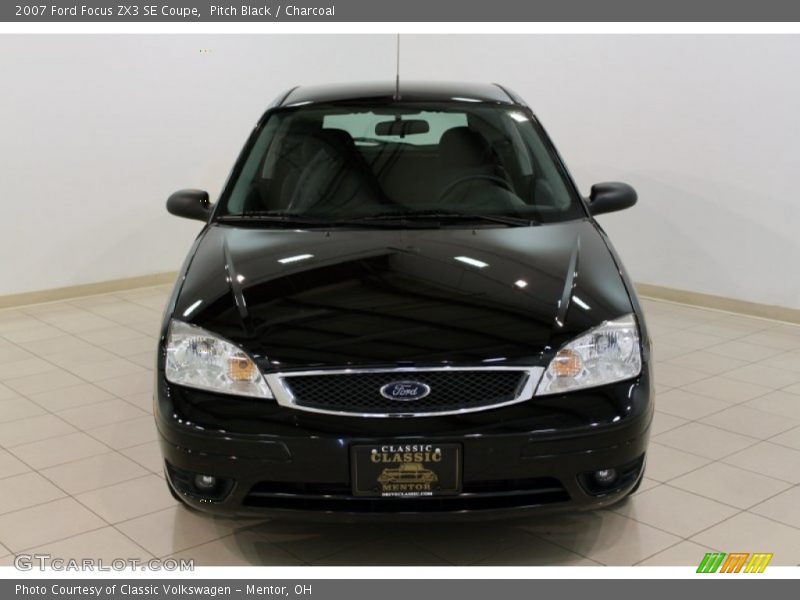 Pitch Black / Charcoal 2007 Ford Focus ZX3 SE Coupe