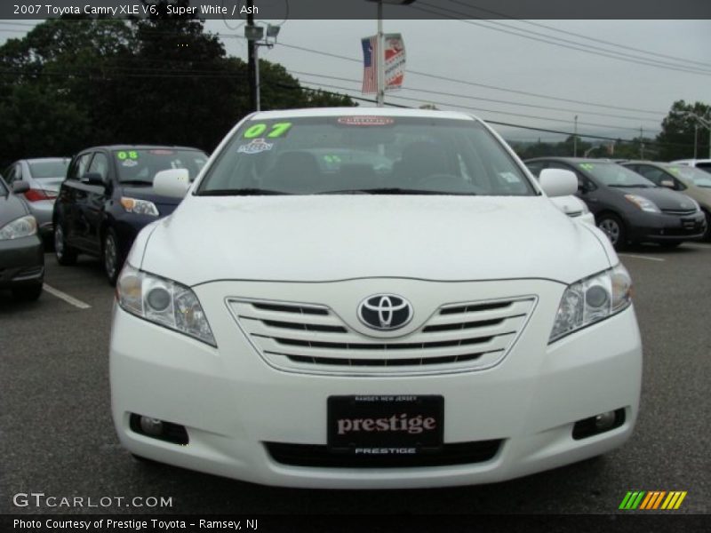 Super White / Ash 2007 Toyota Camry XLE V6