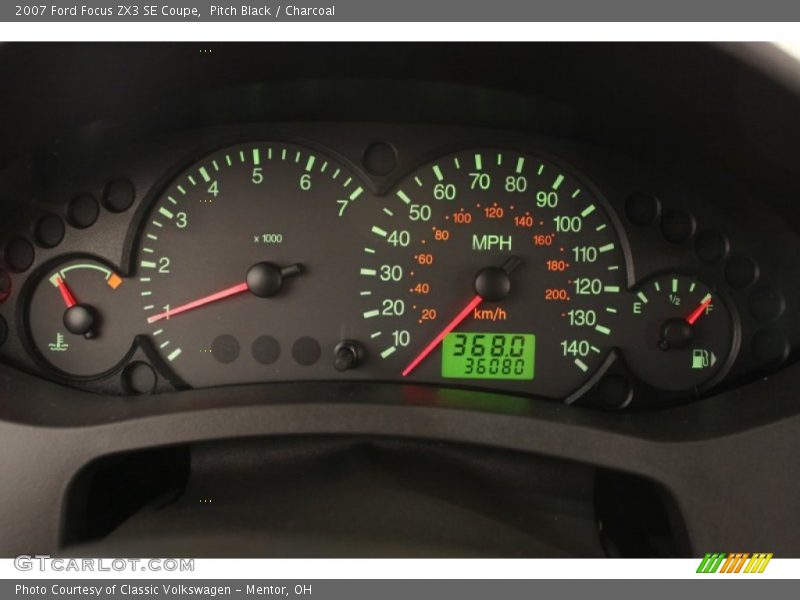  2007 Focus ZX3 SE Coupe ZX3 SE Coupe Gauges