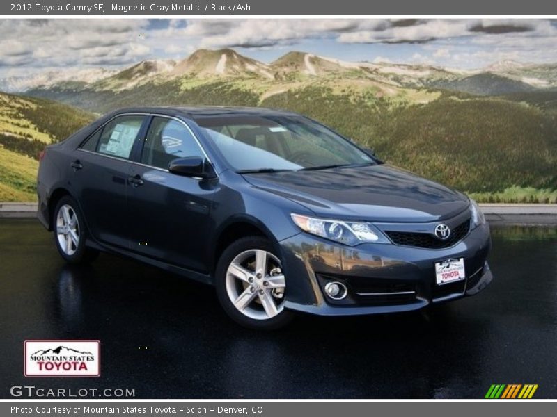 Magnetic Gray Metallic / Black/Ash 2012 Toyota Camry SE