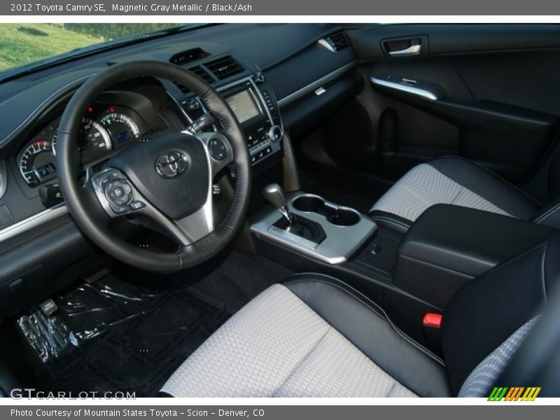  2012 Camry SE Black/Ash Interior