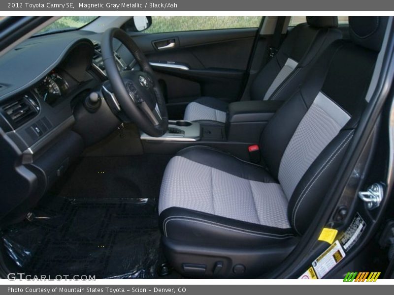  2012 Camry SE Black/Ash Interior