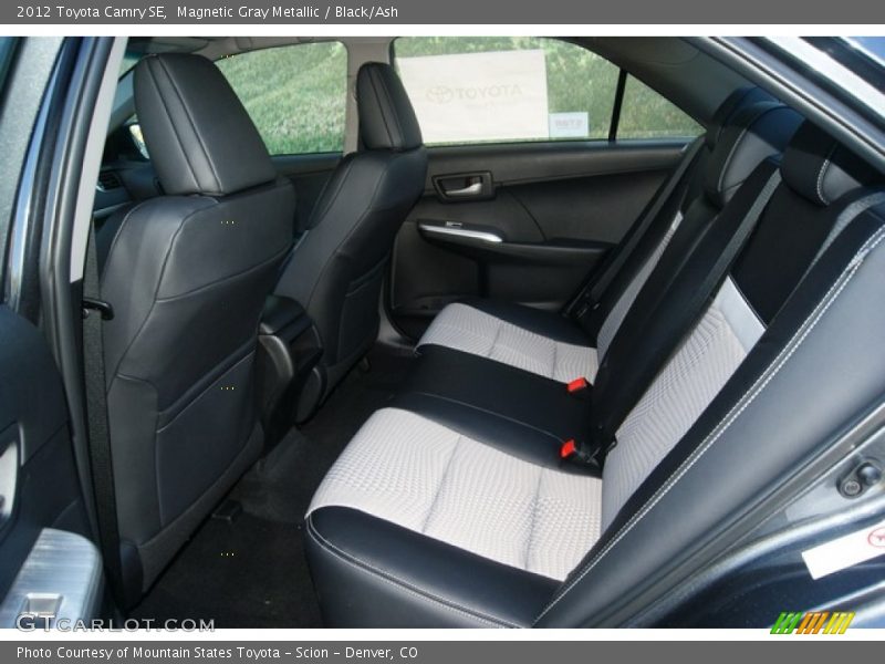  2012 Camry SE Black/Ash Interior