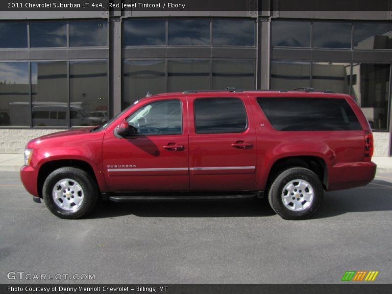 Red Jewel Tintcoat / Ebony 2011 Chevrolet Suburban LT 4x4