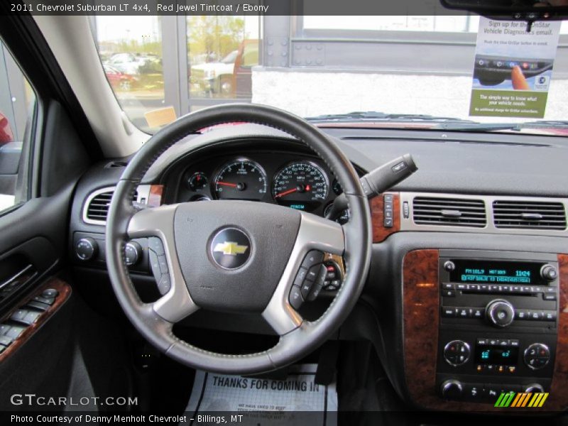 Red Jewel Tintcoat / Ebony 2011 Chevrolet Suburban LT 4x4