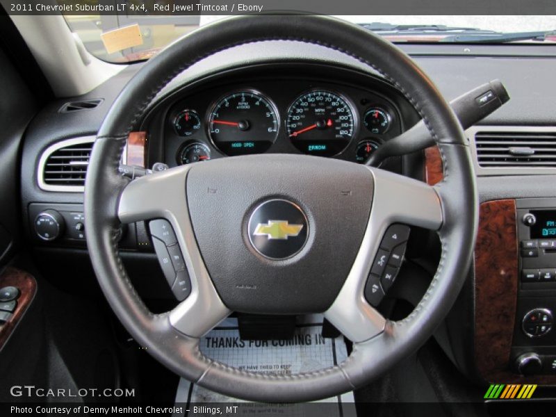 Red Jewel Tintcoat / Ebony 2011 Chevrolet Suburban LT 4x4