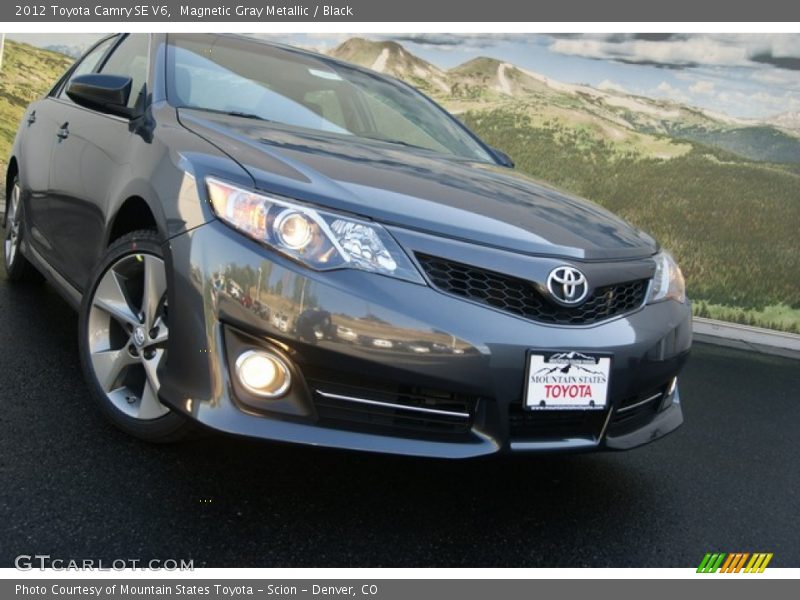 Magnetic Gray Metallic / Black 2012 Toyota Camry SE V6