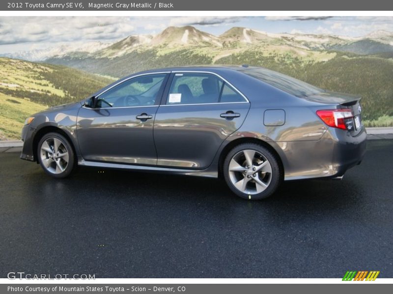 Magnetic Gray Metallic / Black 2012 Toyota Camry SE V6