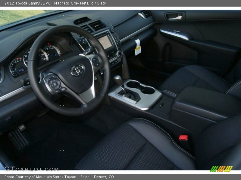  2012 Camry SE V6 Black Interior