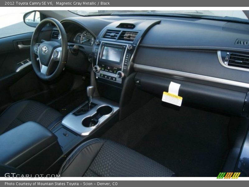 Magnetic Gray Metallic / Black 2012 Toyota Camry SE V6