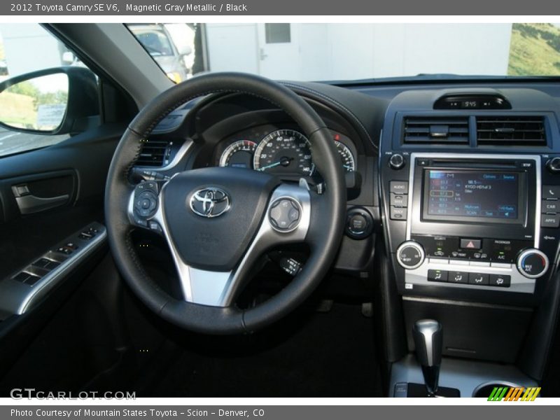 Magnetic Gray Metallic / Black 2012 Toyota Camry SE V6