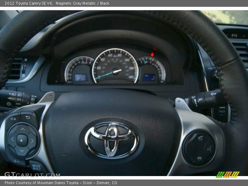Magnetic Gray Metallic / Black 2012 Toyota Camry SE V6