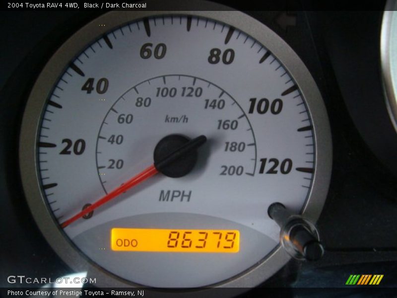 Black / Dark Charcoal 2004 Toyota RAV4 4WD