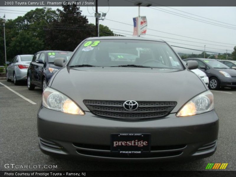 Phantom Gray Pearl / Stone 2003 Toyota Camry LE
