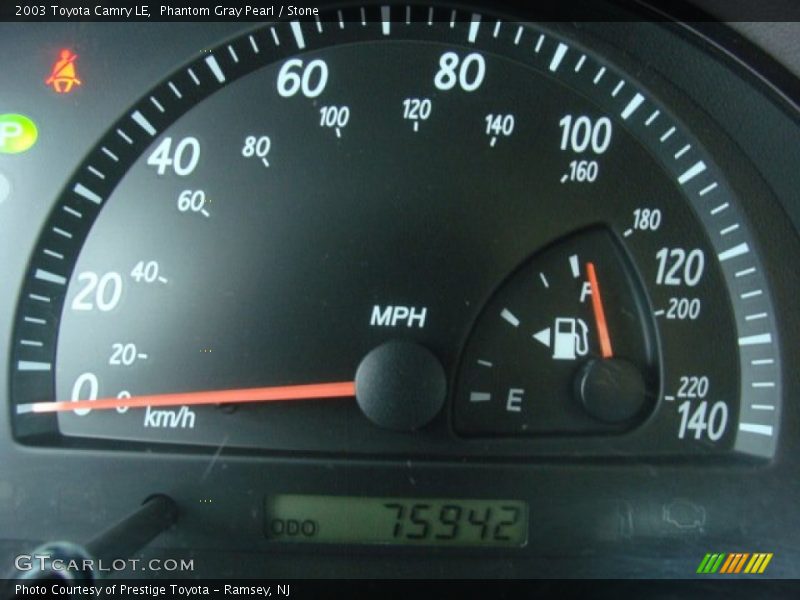 Phantom Gray Pearl / Stone 2003 Toyota Camry LE