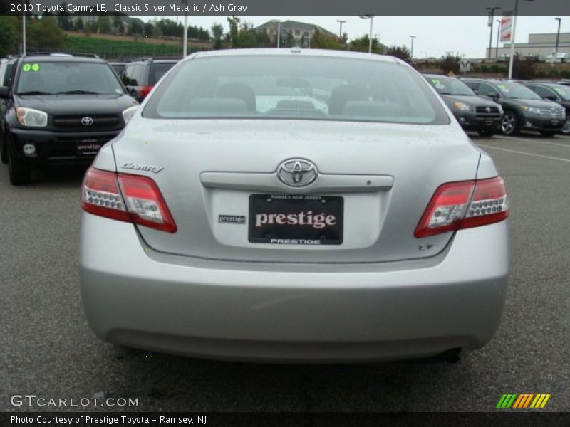 Classic Silver Metallic / Ash Gray 2010 Toyota Camry LE