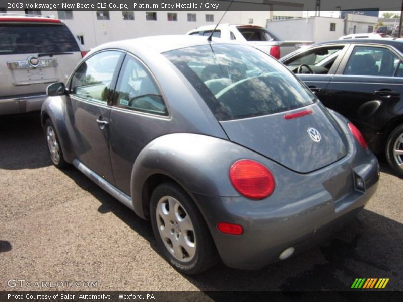 Platinum Grey Metallic / Grey 2003 Volkswagen New Beetle GLS Coupe