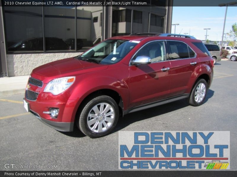 Cardinal Red Metallic / Jet Black/Light Titanium 2010 Chevrolet Equinox LTZ AWD