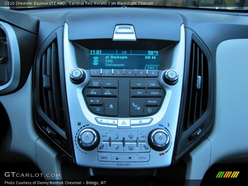 Controls of 2010 Equinox LTZ AWD