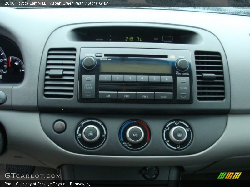 Aspen Green Pearl / Stone Gray 2006 Toyota Camry LE
