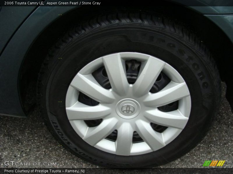 Aspen Green Pearl / Stone Gray 2006 Toyota Camry LE