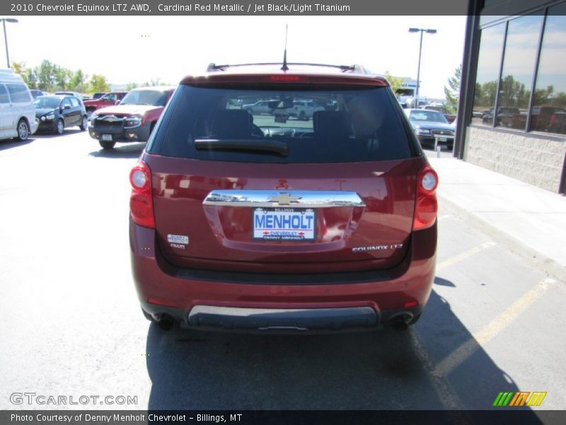 Cardinal Red Metallic / Jet Black/Light Titanium 2010 Chevrolet Equinox LTZ AWD