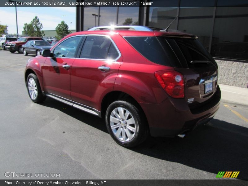 Cardinal Red Metallic / Jet Black/Light Titanium 2010 Chevrolet Equinox LTZ AWD