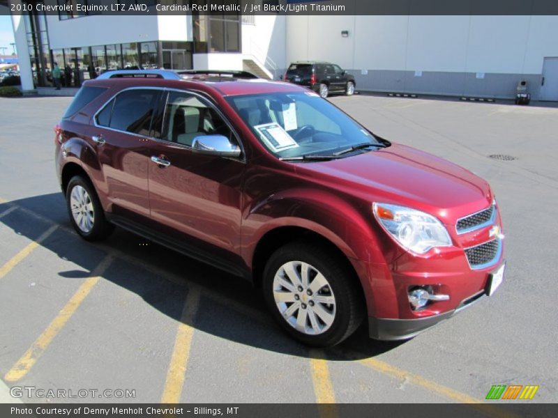 Cardinal Red Metallic / Jet Black/Light Titanium 2010 Chevrolet Equinox LTZ AWD