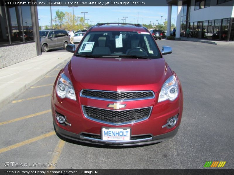 Cardinal Red Metallic / Jet Black/Light Titanium 2010 Chevrolet Equinox LTZ AWD