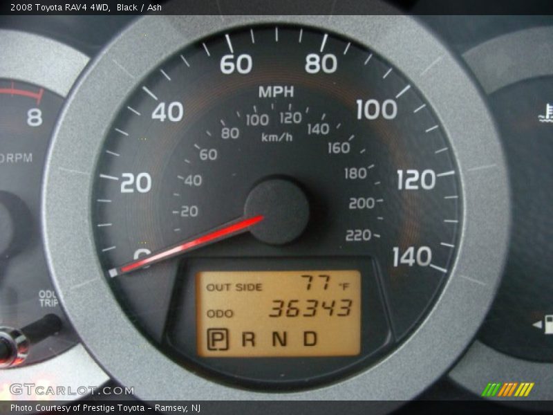 Black / Ash 2008 Toyota RAV4 4WD