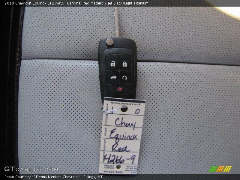 Keys of 2010 Equinox LTZ AWD