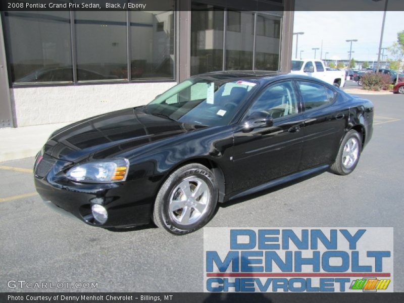 Black / Ebony 2008 Pontiac Grand Prix Sedan