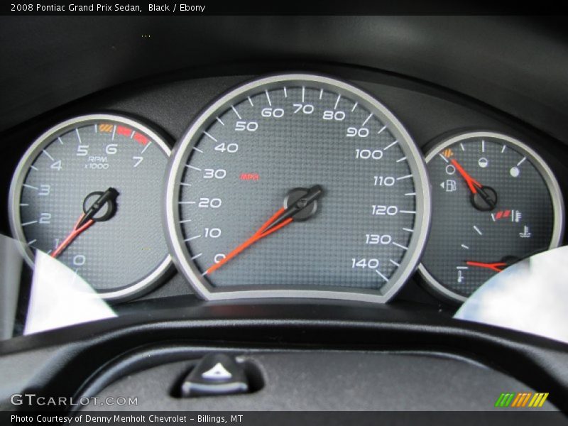  2008 Grand Prix Sedan Sedan Gauges