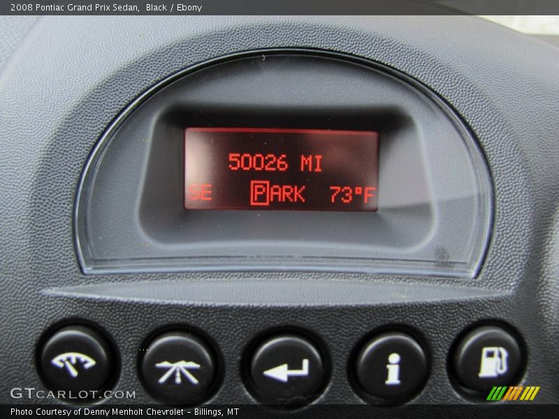 Controls of 2008 Grand Prix Sedan