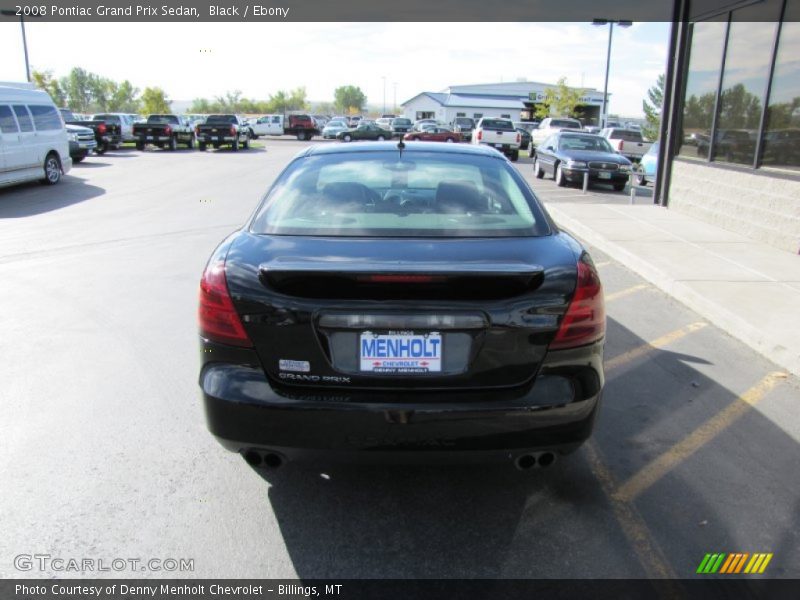Black / Ebony 2008 Pontiac Grand Prix Sedan