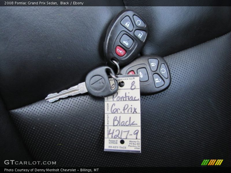 Black / Ebony 2008 Pontiac Grand Prix Sedan