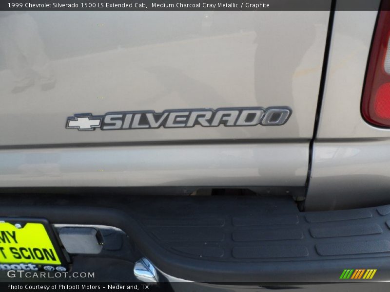 Medium Charcoal Gray Metallic / Graphite 1999 Chevrolet Silverado 1500 LS Extended Cab