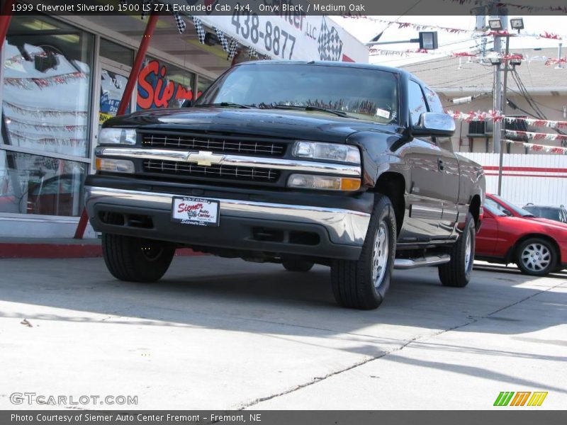 Onyx Black / Medium Oak 1999 Chevrolet Silverado 1500 LS Z71 Extended Cab 4x4