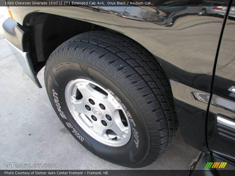Onyx Black / Medium Oak 1999 Chevrolet Silverado 1500 LS Z71 Extended Cab 4x4