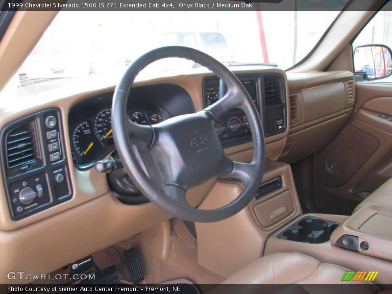 Onyx Black / Medium Oak 1999 Chevrolet Silverado 1500 LS Z71 Extended Cab 4x4