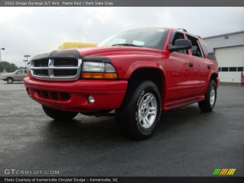 Flame Red / Dark Slate Gray 2003 Dodge Durango SLT 4x4