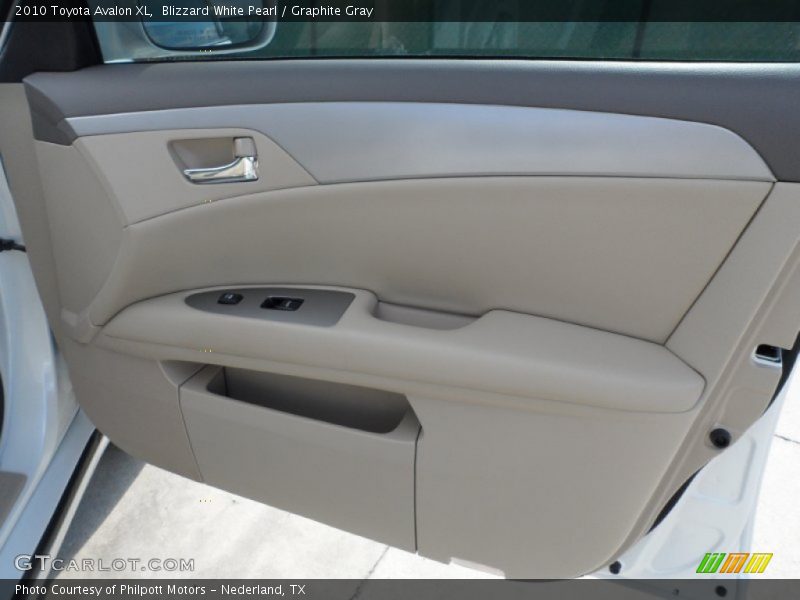 Blizzard White Pearl / Graphite Gray 2010 Toyota Avalon XL