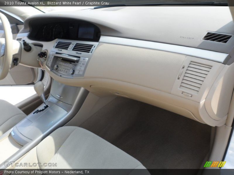 Blizzard White Pearl / Graphite Gray 2010 Toyota Avalon XL