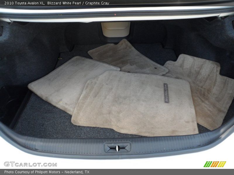 Blizzard White Pearl / Graphite Gray 2010 Toyota Avalon XL
